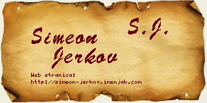 Simeon Jerkov vizit kartica